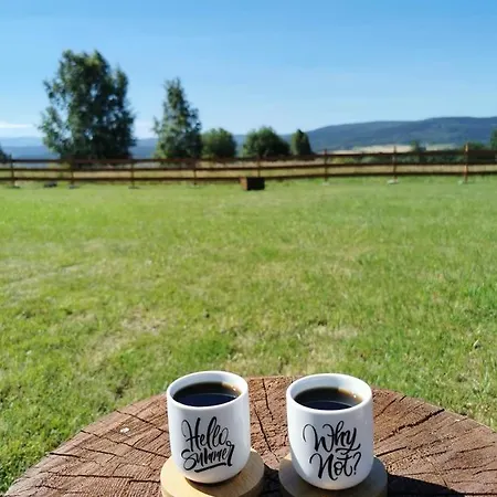 Drewniane Z Prywatnym Jacuzzi I Widokiem Na Gory - Klimatyczny Kompleks W Gorach Izerskich #widogruszka Grudza