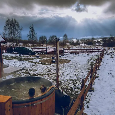 Drewniane Z Prywatna Balia Z Jacuzzi I Widokiem Na Gory - Klimatyczny Kompleks W Gorach Izerskich #widogruszka Horská chata