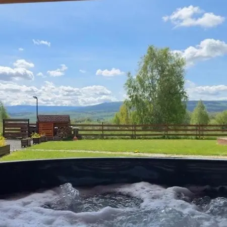 Horská chata Drewniane Z Prywatna Balia Z Jacuzzi I Widokiem Na Gory - Klimatyczny Kompleks W Gorach Izerskich #widogruszka Grudza