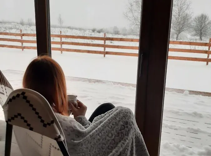 Chalet Drewniane Z Prywatnym Jacuzzi I Widokiem Na Gory - Klimatyczny Kompleks W Gorach Izerskich #widogruszka Grudza