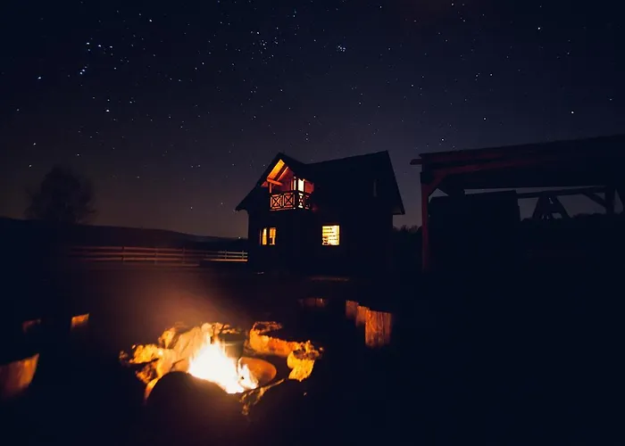 Drewniane Z Prywatnym Jacuzzi I Widokiem Na Gory - Klimatyczny Kompleks W Gorach Izerskich #widogruszka Grudza