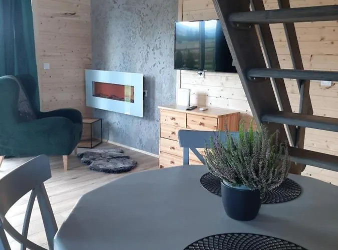 Chalet Drewniane Z Prywatnym Jacuzzi I Widokiem Na Gory - Klimatyczny Kompleks W Gorach Izerskich #widogruszka