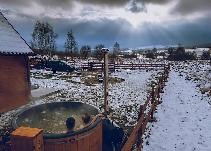 Drewniane Z Prywatnym Jacuzzi I Widokiem Na Gory - Klimatyczny Kompleks W Gorach Izerskich #widogruszka Chalet