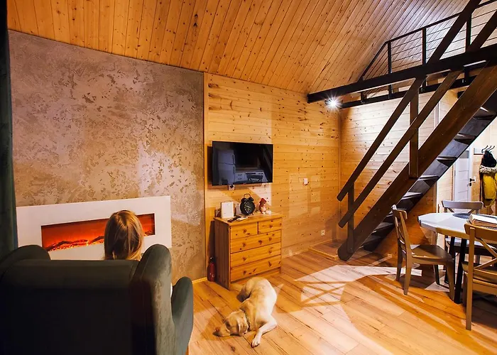 Drewniane Z Prywatnym Jacuzzi I Widokiem Na Gory - Klimatyczny Kompleks W Gorach Izerskich #widogruszka Chalet