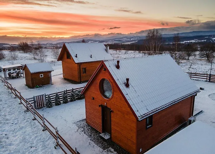 Chalet Drewniane Z Prywatnym Jacuzzi I Widokiem Na Gory - Klimatyczny Kompleks W Gorach Izerskich #widogruszka