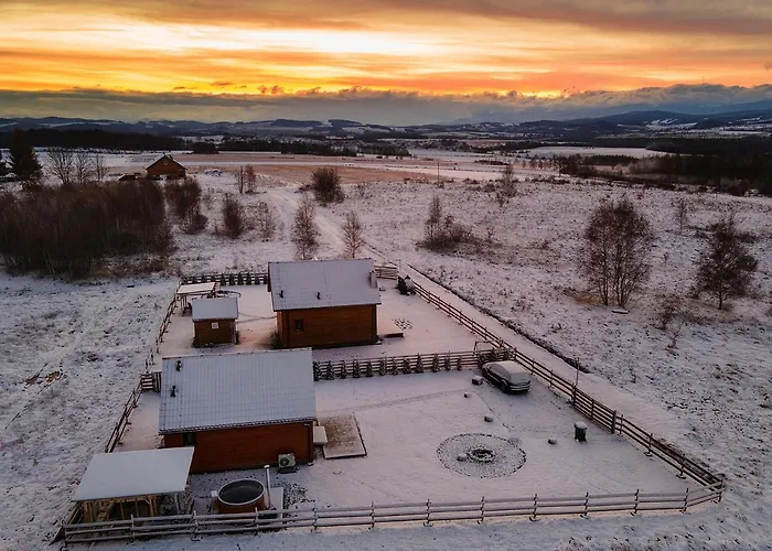 Drewniane Z Prywatnym Jacuzzi I Widokiem Na Gory - Klimatyczny Kompleks W Gorach Izerskich #widogruszka Chalet Grudza